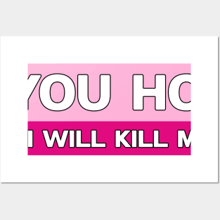 If You Honk at Me I Will Kill Myself Bumper Sticker, Funny Meme Posters and Art